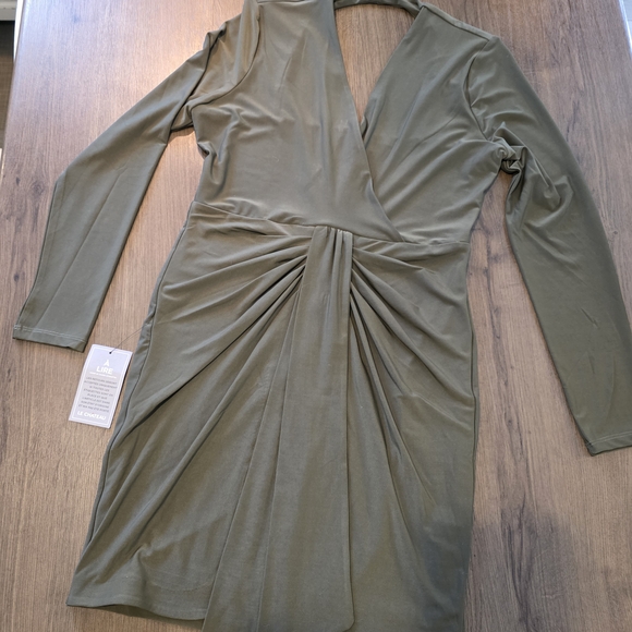 le chateau Dresses & Skirts - Le Chateau Long Sleeve Olive Dress